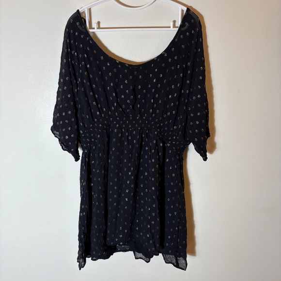 Shyanne Smocked Southwestern Floral Embroidered Mini Dress Size XL - Picture 8 of 8